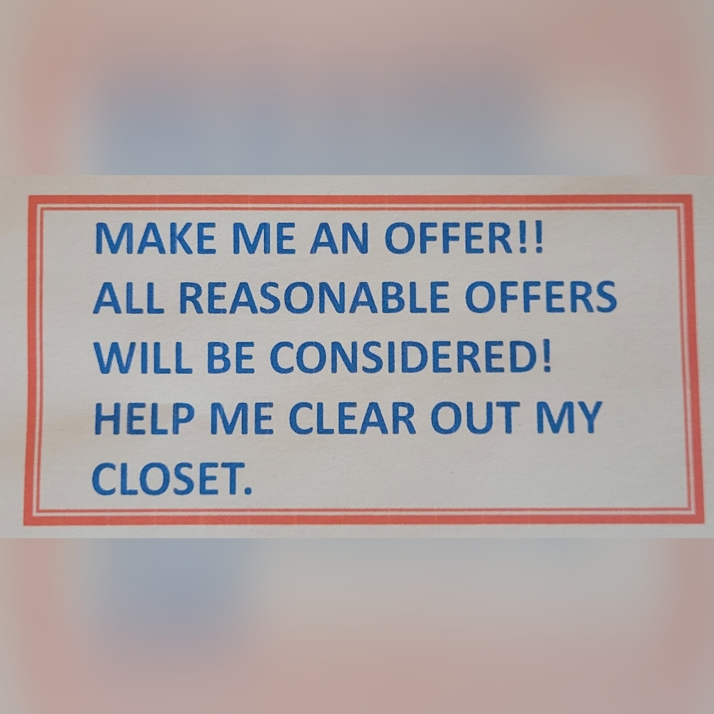 Offers are welcomed!  Bundle and save!!